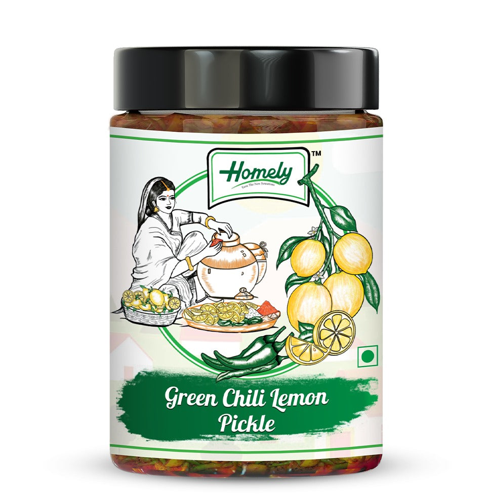 Green Chili Lemon Pickle(250g)