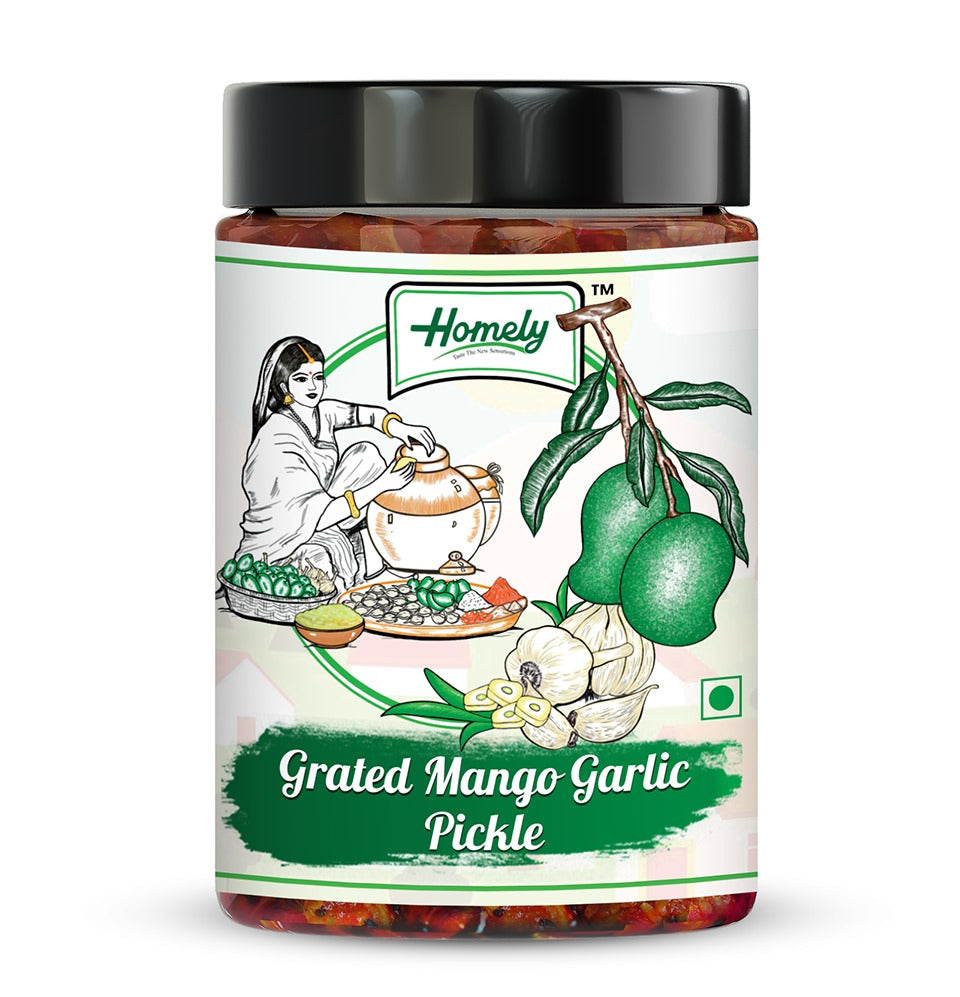 Grated Mango Garlic Pickle(250g)